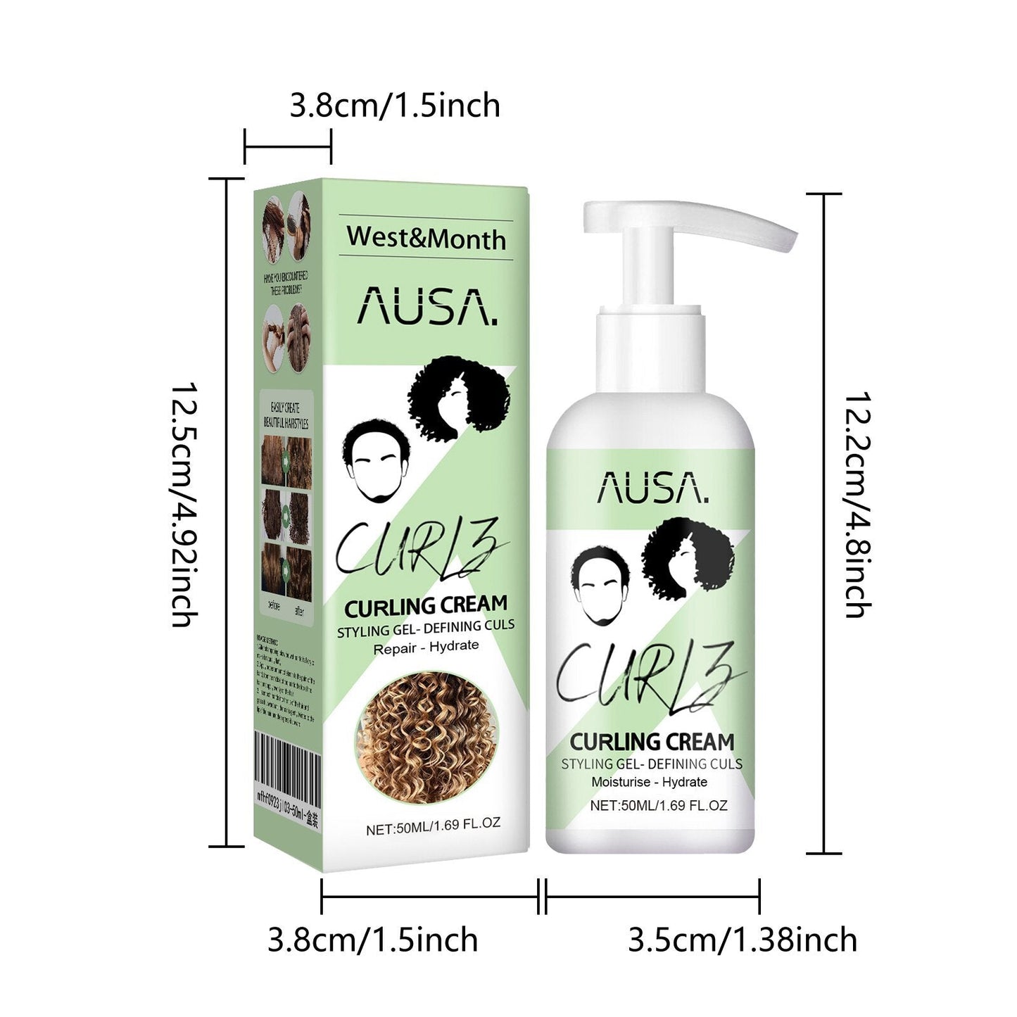 AUSA CURL™ Ser pentru păr creț