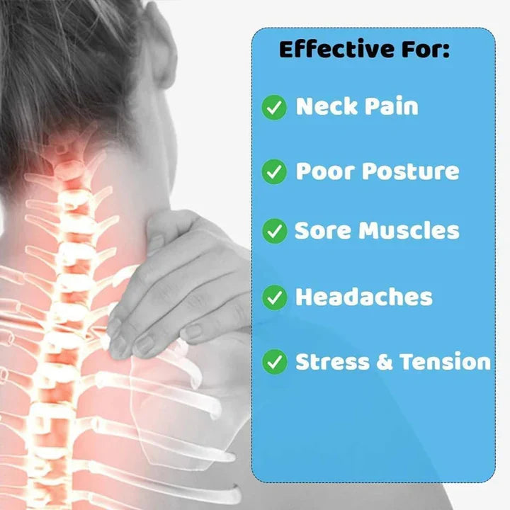 CerviCare™ pernă de masaj pentru ameliorarea durerilor de gât