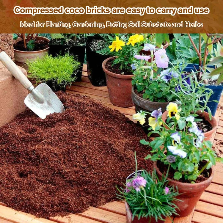 EcoBloom™ Cărămizi de cocos organice pentru plante