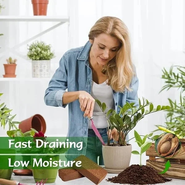 EcoBloom™ Cărămizi de cocos organice pentru plante
