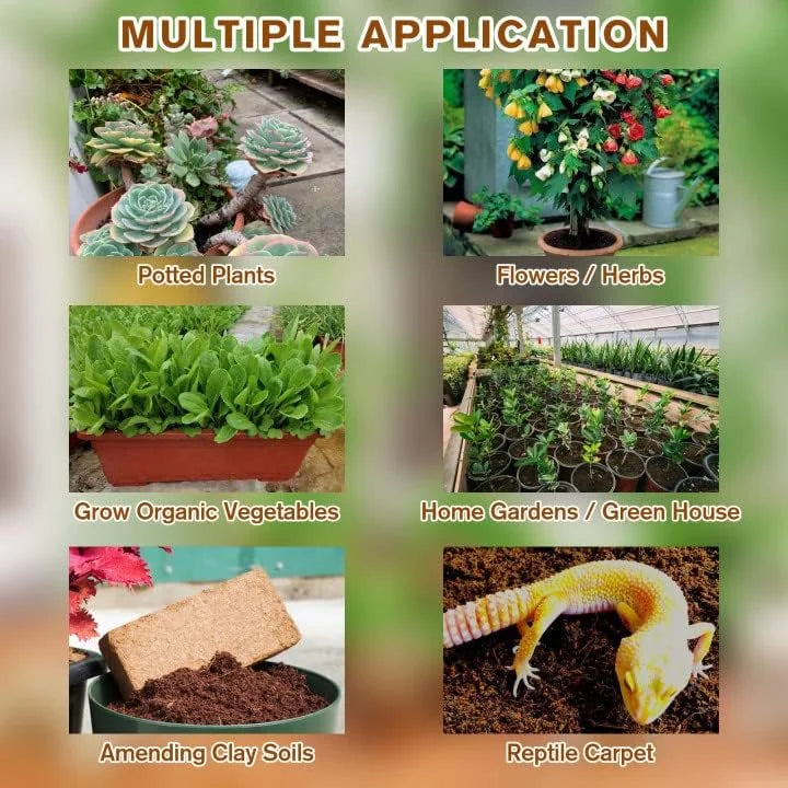 EcoBloom™ Cărămizi de cocos organice pentru plante