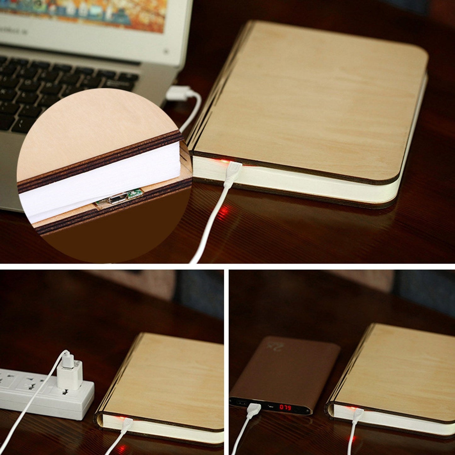 NeonFold™ Lampă de noapte pliabilă