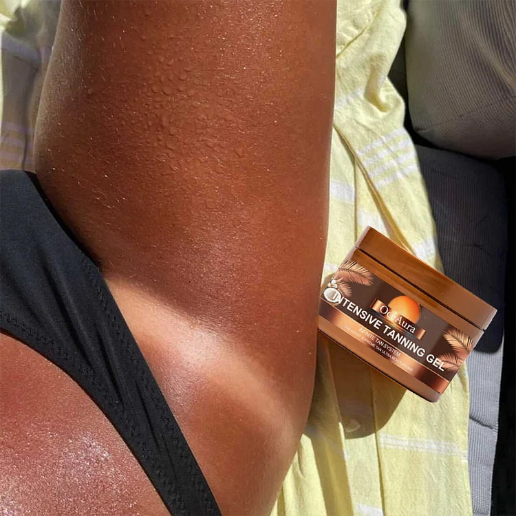OceAura™ Gel bronzant intensiv cu sclipici