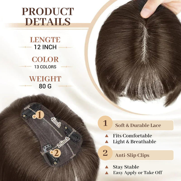 StyleMax™ Topper de păr cu aspect natural