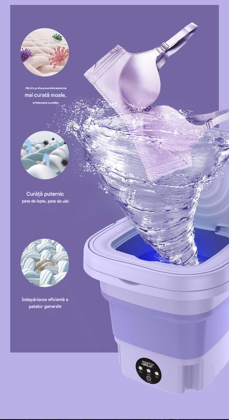WashMate™ Mașină de Spălat Pliabilă Portabilă