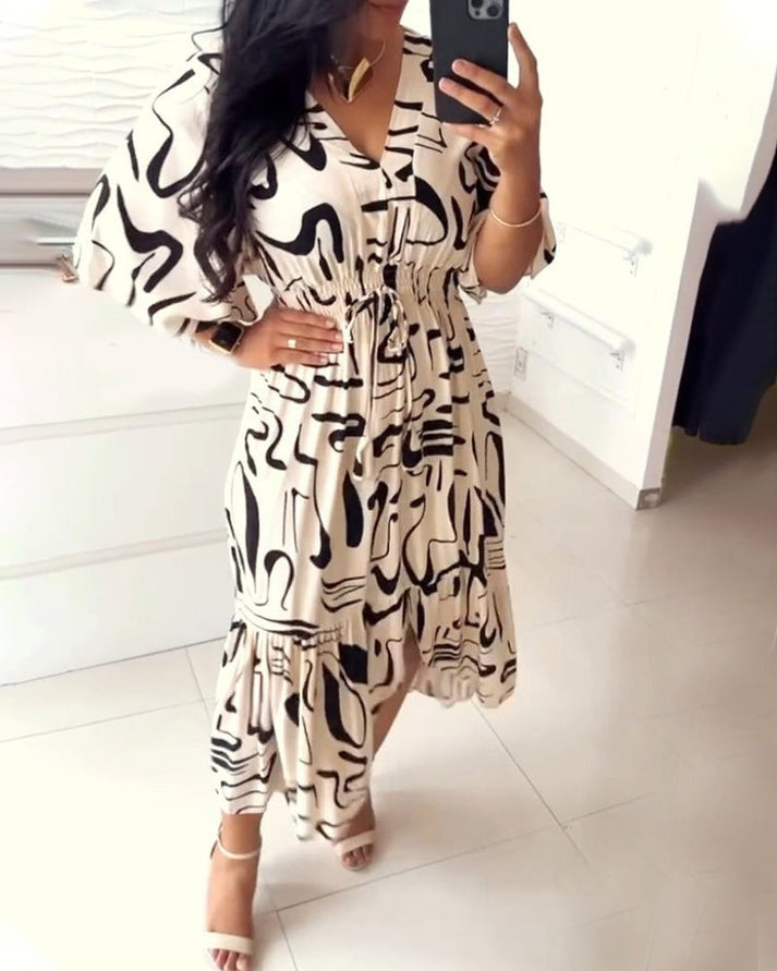 Zaira Montalto™ Rochie cu imprimeu de cerneală