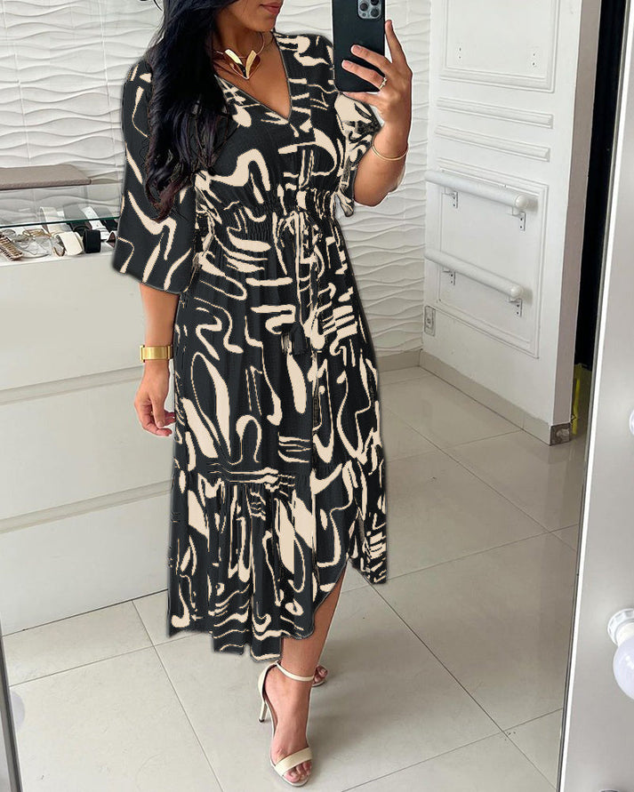 Zaira Montalto™ Rochie cu imprimeu de cerneală