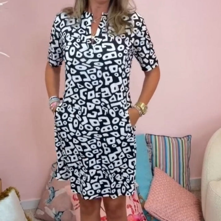 Alda Rucci™ Rochie casual pentru femei cu decolteu în V