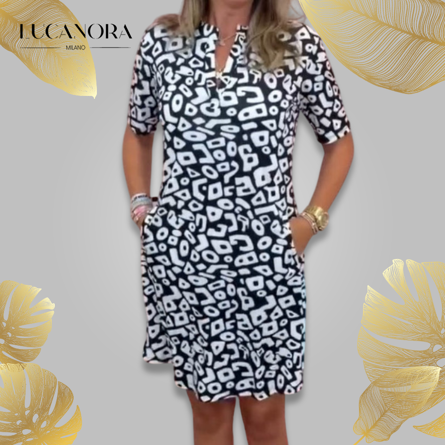 Alda Rucci™ Rochie casual pentru femei cu decolteu în V