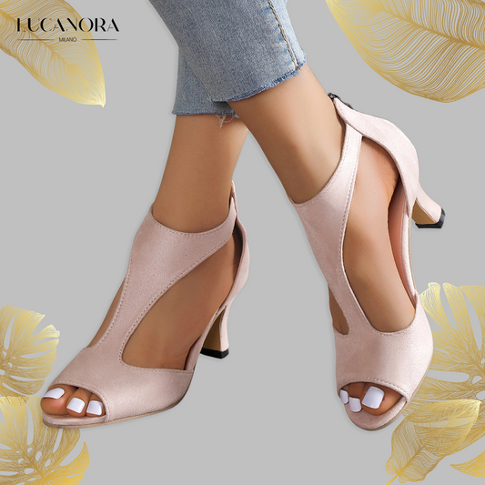 Alicia™ Pantofi cu tocuri înalte elegante deschise la gleznă