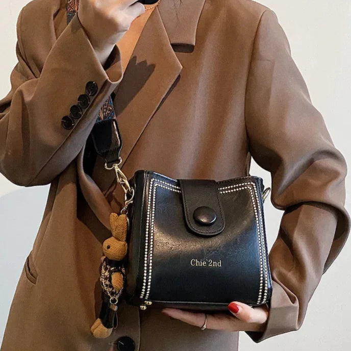 Dulina Rosa™ Geantă de modă vintage cu curea reglabilă