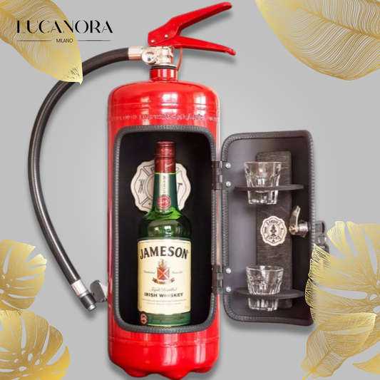 FireBar™ Minibar cu aspect de stingător de incendiu