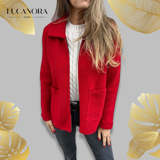 Greta Passino™️ Geacă-pulover elegantă