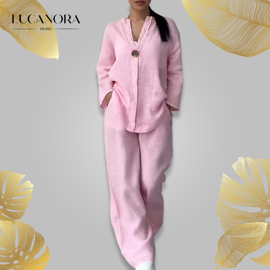 Myra Brown™ 2 piese de ansamblu casual de vară