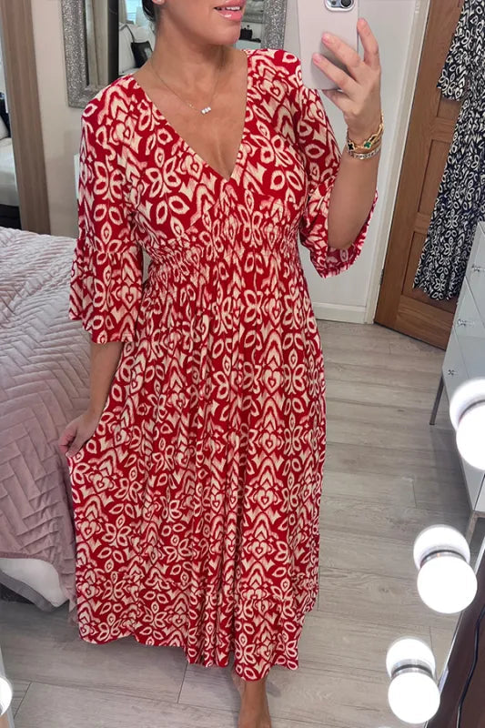 Nerina™ Rochie Boho Floral