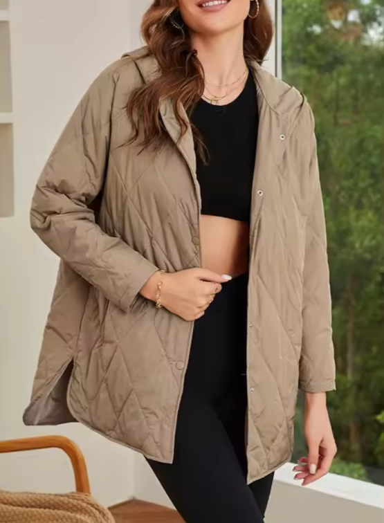 Samanta Gerardo™ Jachetă de iarnă casual și confortabilă