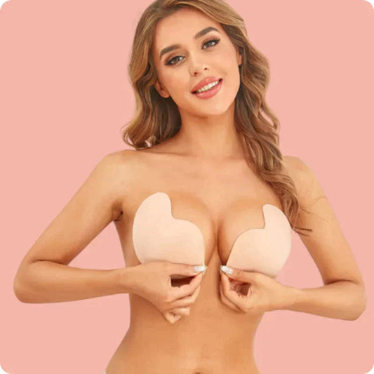 SkinBond™ Sutien cu push-up autoadeziv din silicon fără cusături