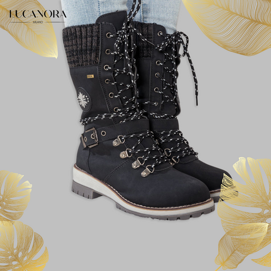 SnowChic™ Cizme de zăpadă impermeabile până la genunchi pentru damă