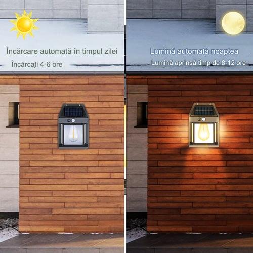 Solar Seren™ Lumina solară de perete în aer liber