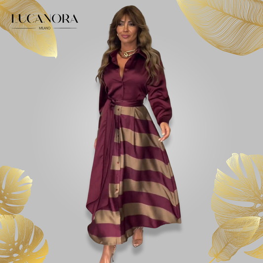 Wanda Cutino™ Rochie lungă elegantă pentru femei