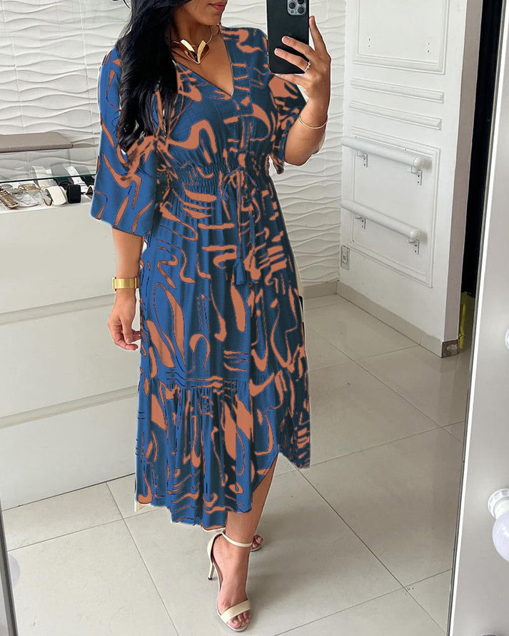 Zaira Montalto™ Rochie cu imprimeu de cerneală