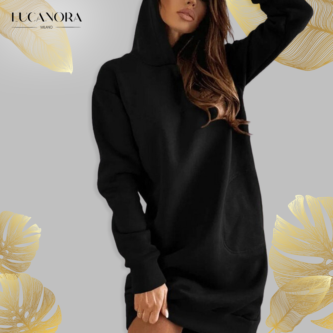 Zelinda™️ Rochie elegantă cu glugă